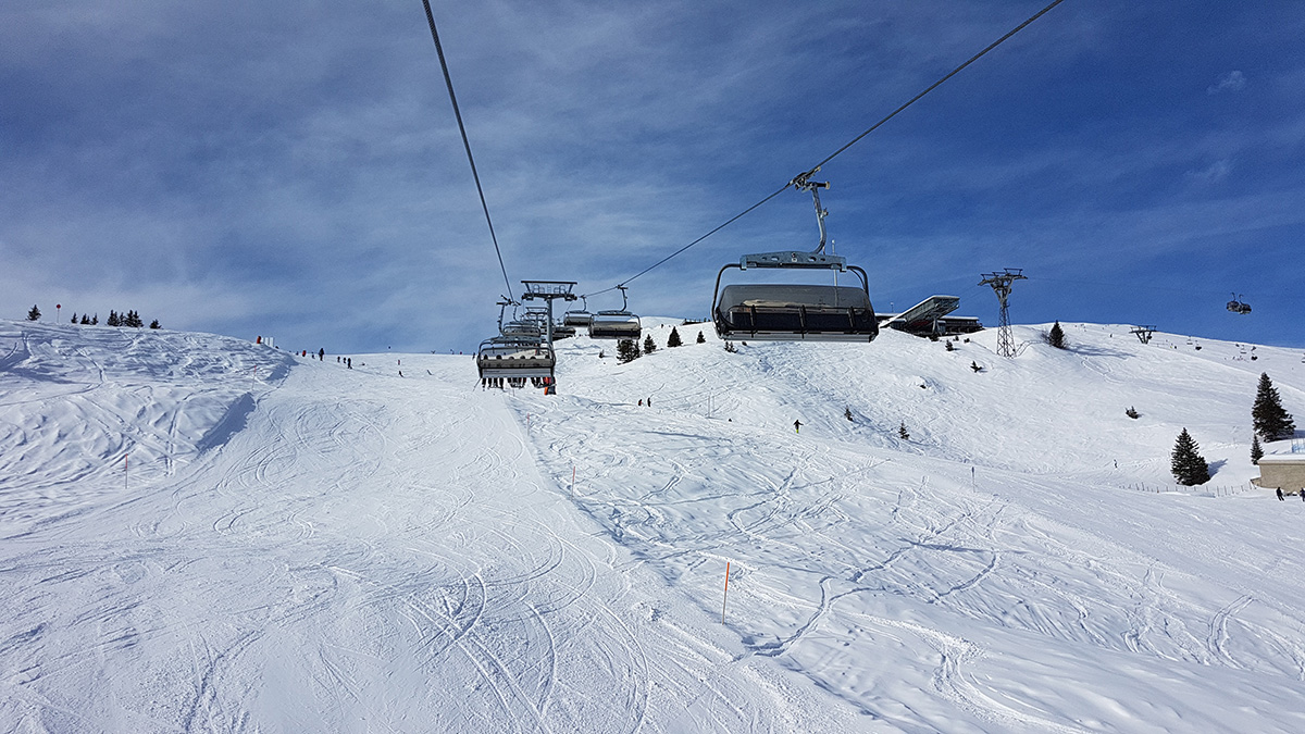 Brde pistes in Golm